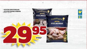 Supergrossen Kycklingvingar • kycklingklubbor erbjuda