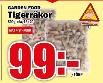 Matdax Tigerräkor erbjuda