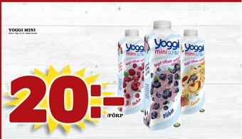 Supergrossen Yoggi mini erbjuda