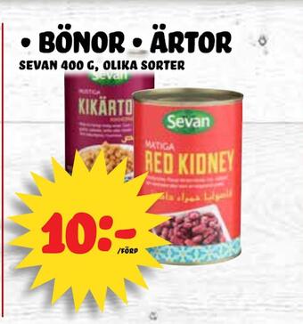 Nelins Bönor • ärtor erbjuda