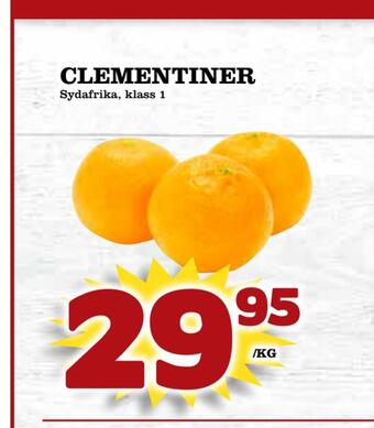Supergrossen Clementiner erbjuda