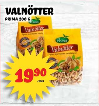 Nelins Valnötter erbjuda