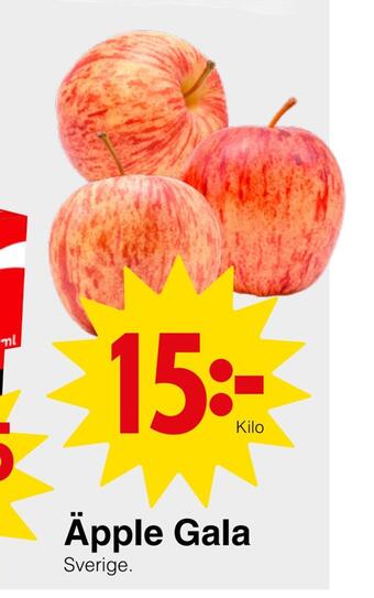 Matöppet Äpple gala erbjuda