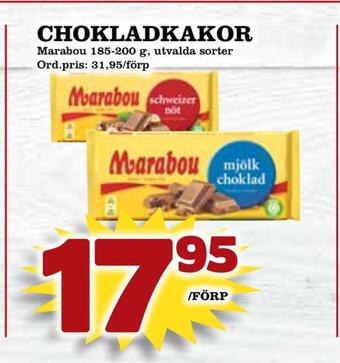 Supergrossen Chokladkakor erbjuda
