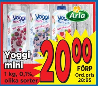 Supergrossen Yoggi mini erbjuda