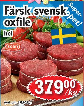 T-jarlen Färsk svensk oxfile erbjuda