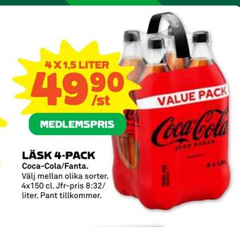 Coop Forum Läsk 4-pack erbjuda