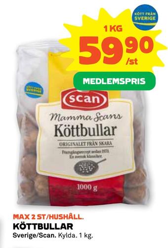 Coop Forum Köttbullar erbjuda