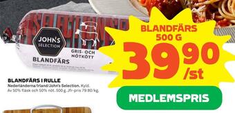 Coop Forum Blandfärs i rulle erbjuda