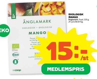 Coop Forum Ekologisk mango erbjuda