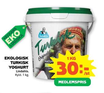 Coop Forum Ekologisk turkisk yoghurt erbjuda
