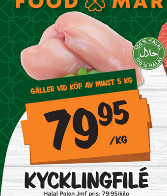 Bazaar Food market Kycklingfilé erbjuda