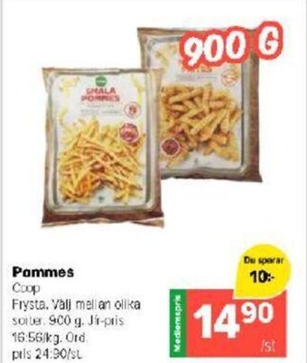 Coop Extra Pommes erbjuda