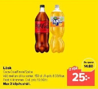 Coop Extra Läsk erbjuda