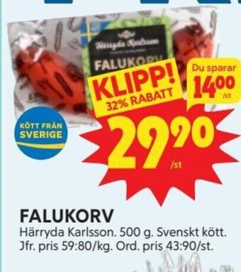 Ica Hajen Lagpris FALUKORV erbjuda