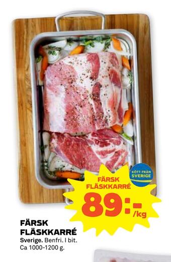 Stora Coop Färsk fläskkarré erbjuda