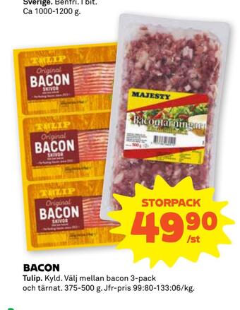 Stora Coop Bacon erbjuda