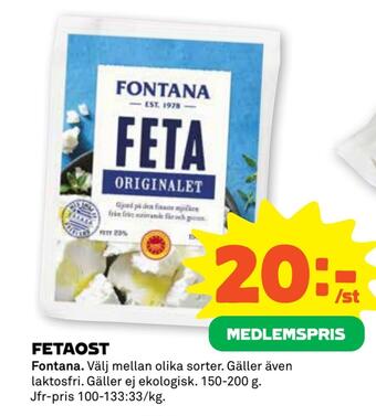 Stora Coop Fetaost erbjuda