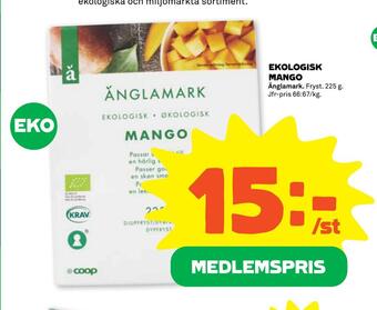 Stora Coop Ekologisk mango erbjuda