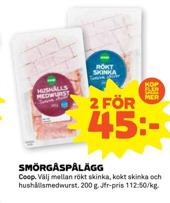 Stora Coop Smörgåspålägg erbjuda