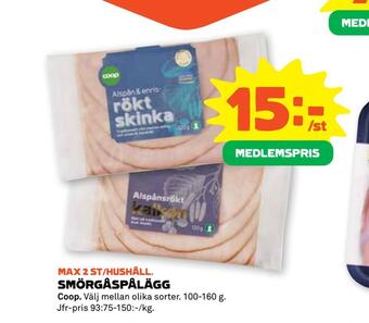 Stora Coop Smörgåspålägg erbjuda