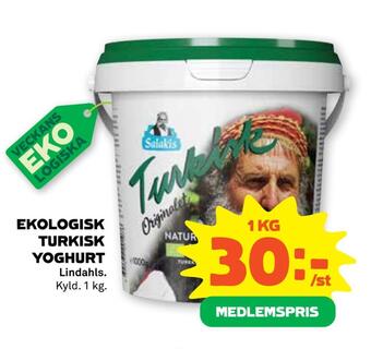 Stora Coop Ekologisk turkisk yoghurt erbjuda