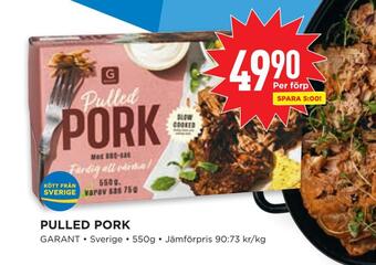 Willys Pulled pork erbjuda