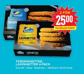 Torskpanetter, laxpanetter 4-pack