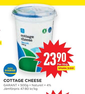 Willys Hemma Cottage cheese erbjuda