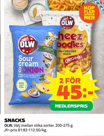 Coop Snacks erbjuda
