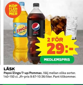 Coop Läsk erbjuda
