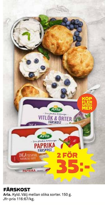 Coop Färskost erbjuda