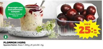 Coop Plommon i korg erbjuda