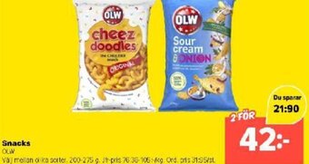 Coop Extra Snacks OLW erbjuda