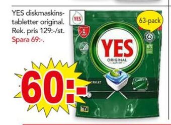 Bo Ohlsson Yes diskmaskintabs erbjuda