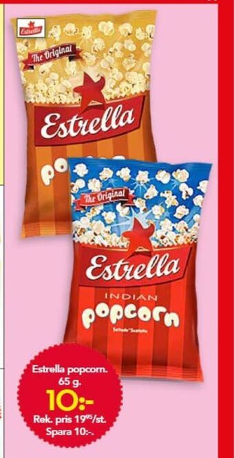 Bo Ohlsson Estrella popcorn erbjuda