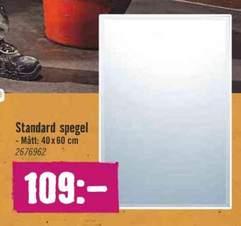 Hornbach Standard spegel erbjuda