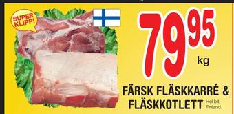 Nya Pulsen Färsk fläskkarré & fläskkotlett erbjuda