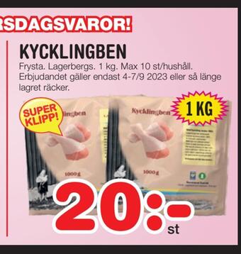 Nya Pulsen Kycklingben erbjuda