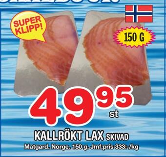 Nya Pulsen Kallrökt lax skivad erbjuda