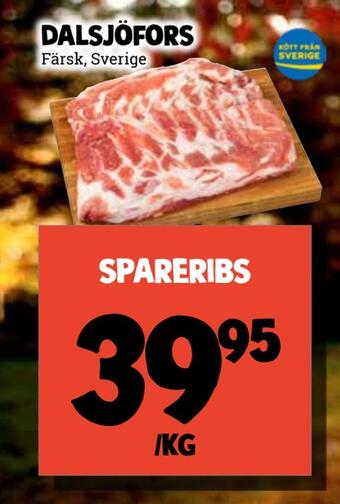 MatArket Spareribs erbjuda