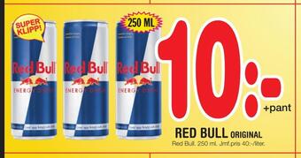 Nya Pulsen Red bull original erbjuda