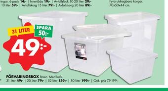 ÖoB Förvaringsbox erbjuda