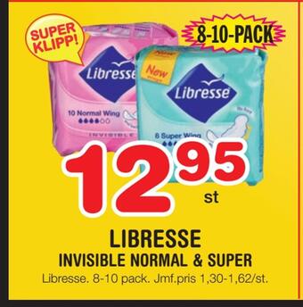 Nya Pulsen Libresse invisible normal & super erbjuda