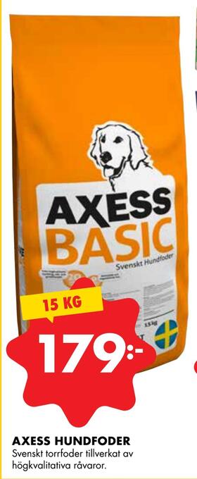 ÖoB Axess hundfoder erbjuda