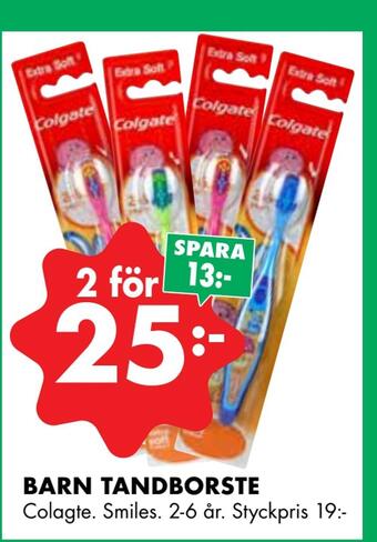 ÖoB Barn tandborste erbjuda