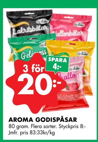 ÖoB Aroma godispåsar erbjuda