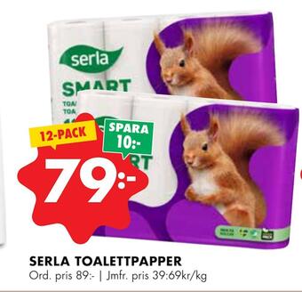 ÖoB Serla toalettpapper erbjuda