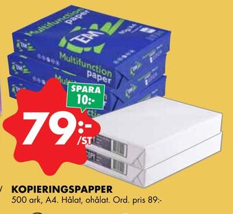 ÖoB Kopieringspapper erbjuda