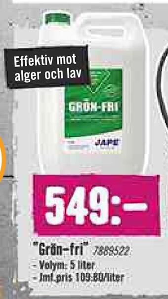 Hornbach Grön-fri erbjuda